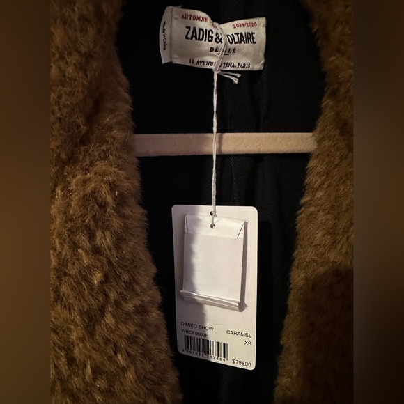 Zadig & Voltaire Miko Coat in Brown XS - Picture 6 of 7